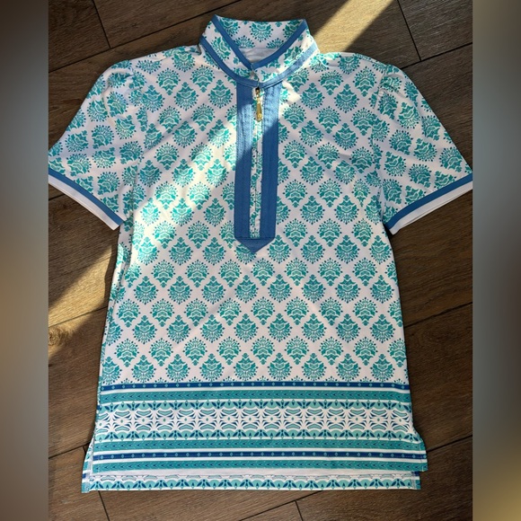 Short sleeve UPF 50 1/2 front zip top - Picture 4 of 10